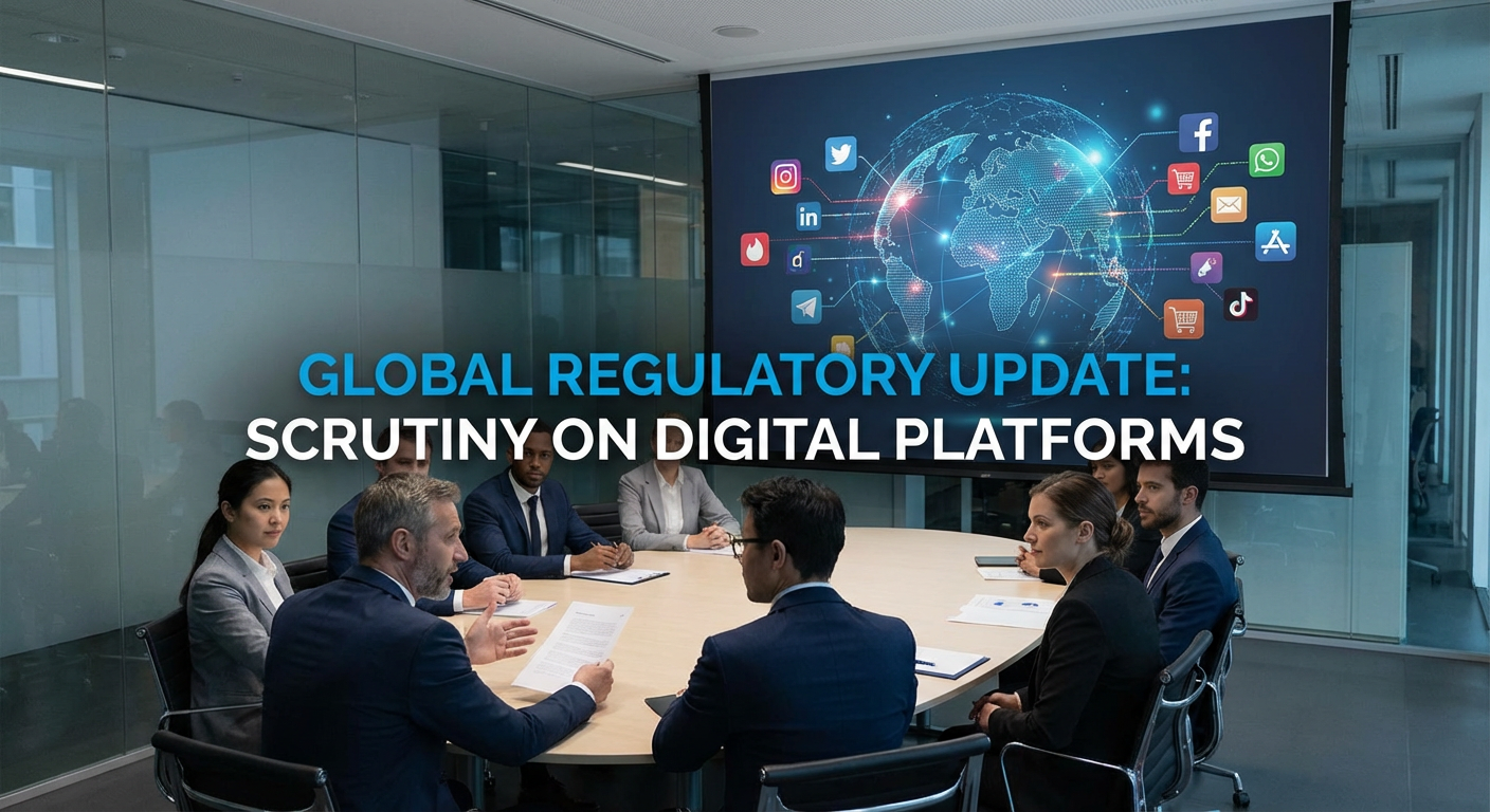 Digital platforms face increasing scrutiny from global regulators.